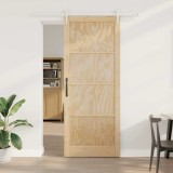 Ușa glisantă cu set de accesorii 93x232 cm din lemn masiv de pin