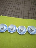 Portelan Bareuther Bavaria, frumos lot de 4 cesti de cafea