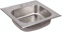 Chiuveta Inox Patrata pentru Blat XL-160-1 / lxLxH[mm]: 500x500x170 foto