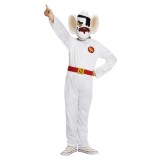 Costum Soricel Danger Mouse Copii 7-9 Ani, 130-143 cm, Kidmania - Salopeta, Centura, Masca - Carnaval, Serbare