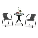 Cumpara ieftin Set mobilier de grădină pentru balcon Marie, negru