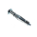 Diblu metalic pentru cavitati, cu surub metric, 5 x 65 mm