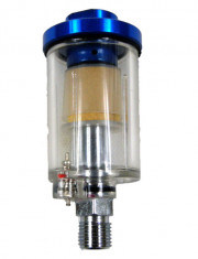 Filtru de aer separator, uscator pentru compresor 1/4&amp;quot; Silver foto