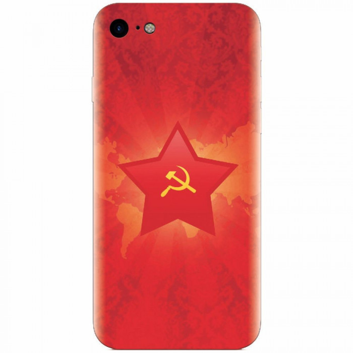 Husa silicon pentru Apple Iphone 5 / 5S / SE, Soviet Union