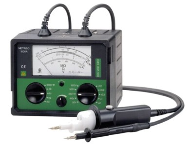 Aparat de măsură rezistenţă izolaţie analog VAC 0-1kV GOSSEN METRAWATT foto