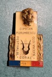 Insigna Ciprian Porumbescu Festivalul Coral Suceava 1970