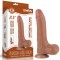 Dildo din materialsuper realist cu două straturi Sliding Skin Dual Layer Dong