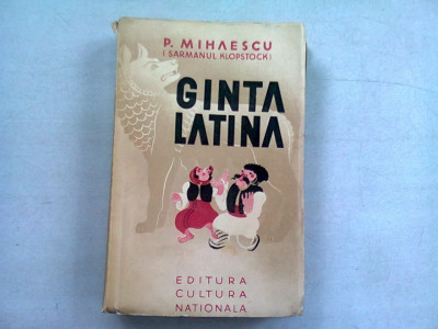 GINTA LATINA - P. MIHAESCU (NUVELE) foto