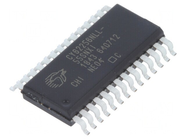 Memorie SRAM 256kb 32kx8bit 4.5-5.5V 55ns SO28
