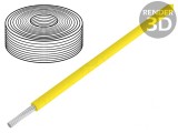 Cablu PVC Galben 0,04mm2 10m 60V