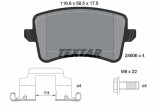 TEXTAR 2460602 Q+ set placute frana,frana disc