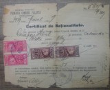 Certificat de Nationalitate// Primaria Comunei Palatca, jud. Cojocna, 1929