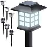 Set 6 lampi solare de gradina Gardlov LED IP44, lumina alb rece