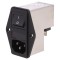 Conector alimentare AC C14 250VAC 1A