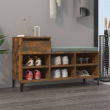 Gossi pantofar, stejar fumuriu, 102x36x60 cm, lemn prelucrat