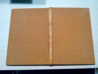 ALEXANDRU SAHIA - Scrieri - ION STATE (16 xilogravuri) - 1964, 214 p. foto