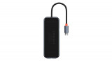 Baseus AcmeJoy Hub 4in1 Series USB-C 3xUSB 3.0 + USB-C PD (gri &icirc;nchis)
