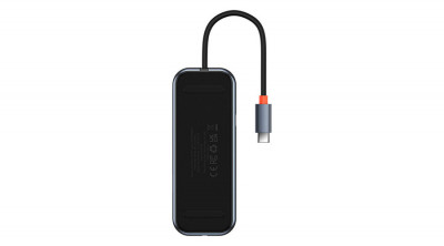 Baseus AcmeJoy Hub 4in1 Series USB-C 3xUSB 3.0 + USB-C PD (gri &amp;icirc;nchis) foto