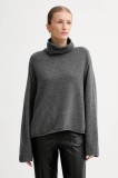 Marc O&#039;Polo pulover din amestec de l&acirc;nă culoarea gri, cu guler, M10609060267