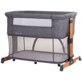 Patut Co-Sleeper si Tarc Chipolino Mommy &#039;n Me graphite wood