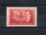 ROMANIA 1949 - 30 ANI DE LA MOARTEA LUI I.C.FRIMU, NEDANTELAT, MNH - LP 252a, Nestampilat