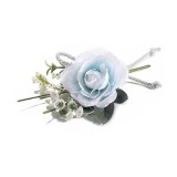 Cumpara ieftin Floare artificiala albastra verde cm 16 H