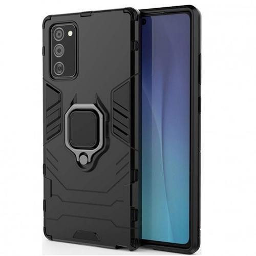 Husa telefon Plastic Samsung Note 20 zn980 antishock Rugged Sergeant Armor Ring black