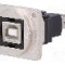 Conector {{Tip conector}}, colier (2 orificii), orificiu pentru &amp;#351;urub cap plat, pt. montare pe panou, CLIFF - CP30207NM3