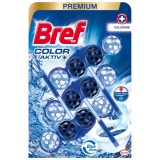 Odorizant wc baie Bref Color Aktiv Chlorine, 3 x 50 g