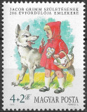 Ungaria - 1985 - Aniversarea lui Jacob Grimm - serie completă neuzată (T458), Nestampilat