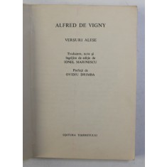 VERSURI ALESE de ALFRED DE VIGNY , 1968