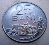 Moneda 25 Bani 1966 RSR Romania, KM#94, Nichel, Colectie Numismatica