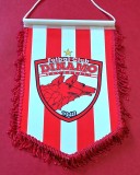 Fanion fotbal - DINAMO BUCURESTI (dimensiuni 27x17 cm)