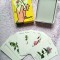 Carti de joc vechi, vintage, cu flori, 24 buc, Elvetia, Edition Carlit-Zurich