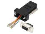 Adaptor D-Sub 9pin Mamă la RJ11 Soclu
