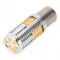 Led Auto Portocaliu BAU15S 12-24V, 30 SMD 3030 Epistar Semnalizare FARA EROARE Portocaliu