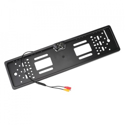 Camera marsarier auto cu 4 LED-uri si suport numar de inmatriculare, Night foto