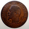 1.935 FRANTA NAPOLEON III 10 CENTIMES 1854 D, Europa, Bronz