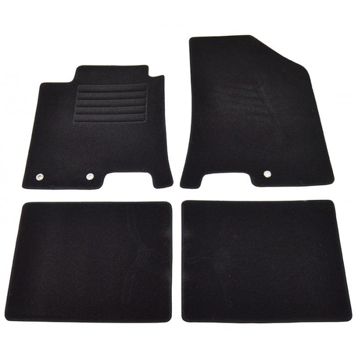 Covorase mocheta Hyundai I40 2011- Negre, set de 4 bucati AutoDrive ProParts