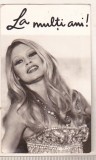 bnk cld Calendar de buzunar 1973 ACIN Brigitte Bardot