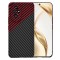 Husa slim carbon pentru honor 200 - protectie premium fibershell, red vortex