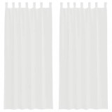 Cumpara ieftin Perdele Voile cu Bucle 2 buc Alb 140x225 cm