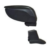 Cotiera Auto Dacia Logan MCV 2004-2012, ALM, Piele Ecologica, Negru, Spatiu Depozitare, Geamuri Electrice, Kit Montaj Inclus
