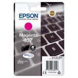 Epson original ink C13T07U340, 407L, magenta, 1900str., 20.3ml