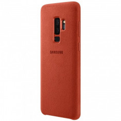 Husa Samsung G960 Galaxy S9 Alcantara EF-XG960AREGWW Rosu Blister Original