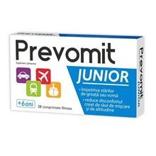 Prevomit Junior +6 Ani 28cpr Zdrovit Cod: 5906204018047 foto