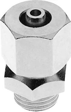 Quetschverschraubung, Compression fitting - f&amp;uuml;r CO2-Schlauch 4 mm NW foto
