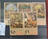TS21 - Timbre serie DDR 1989 Mi 3269-73, Stampilat