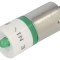 Lampă de control LED verde 24V