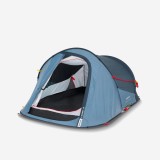 Cort Camping 2 Seconds 2 persoane Albastru, Quechua